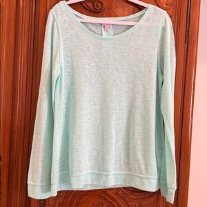 Women’s Lilly Pulitzer light sweater, mint green, EUC, L